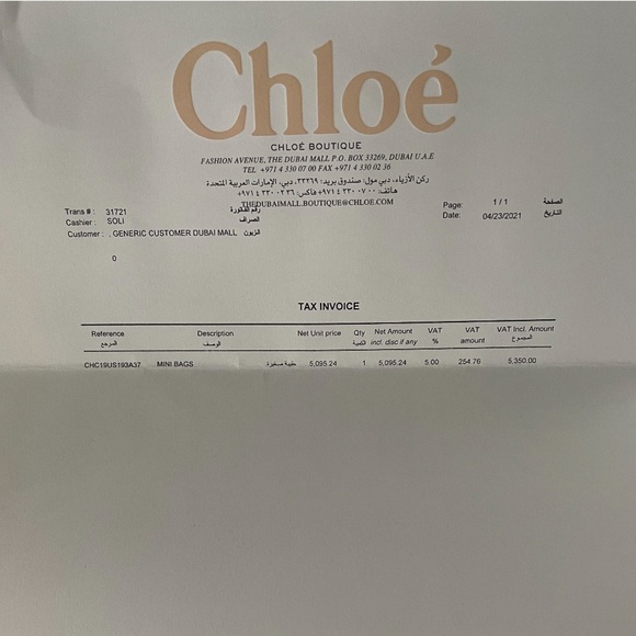 Chloé C Mini Suede-Trimmed Leather Shoulder Bag - Picture 7 of 7